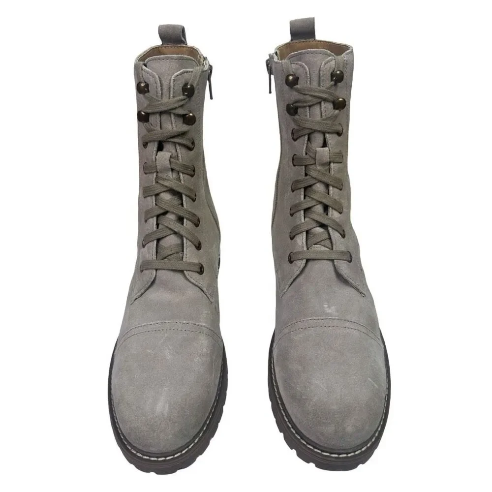 Zodiac Suede Bruna Booties - Size 9 - Fog